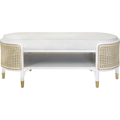 Beale Bench by Worlds Away. Made from unique in a coastal style.