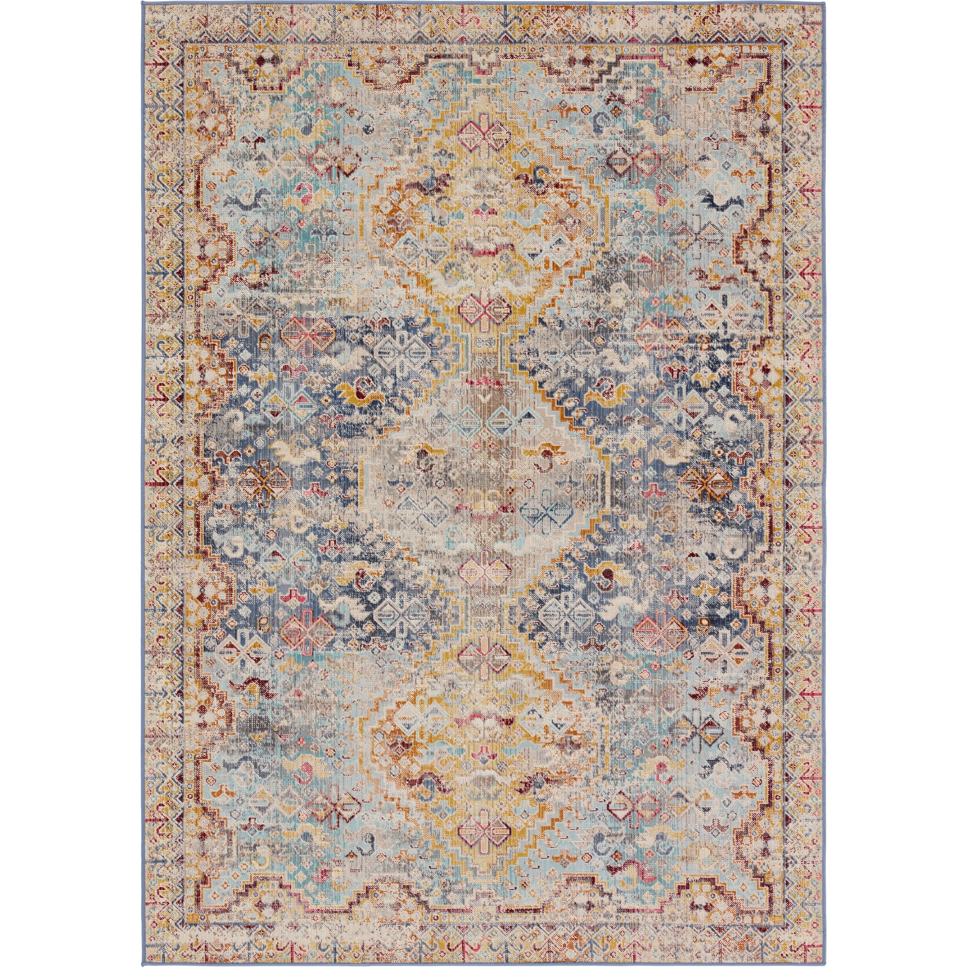 Bequest BEQ01 Rug by Jaipur Living in blue, mulitcolor. Made from 100% polypropylene in a unique style.
