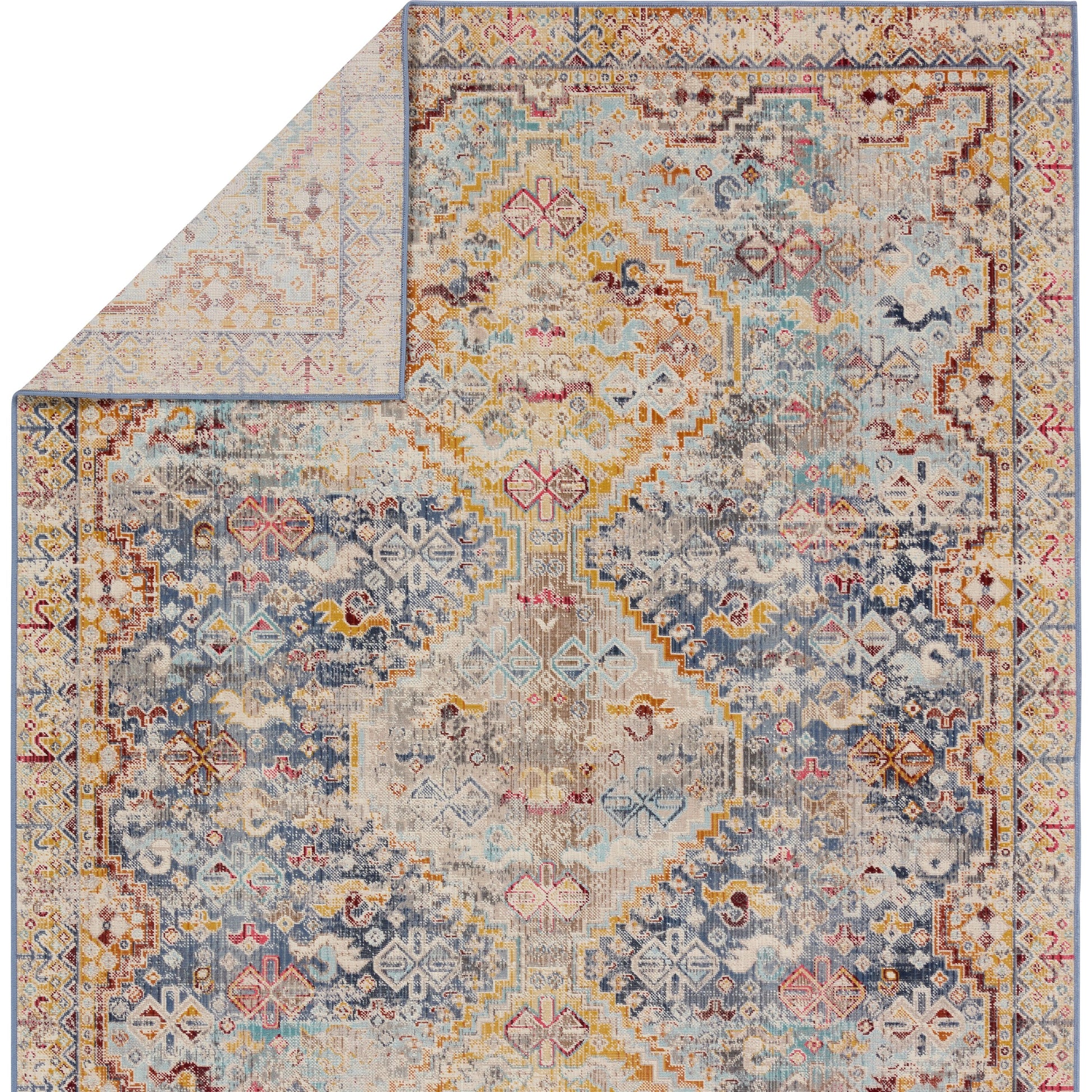 Bequest BEQ01 Rug by Jaipur Living in blue, mulitcolor. Made from 100% polypropylene in a unique style.