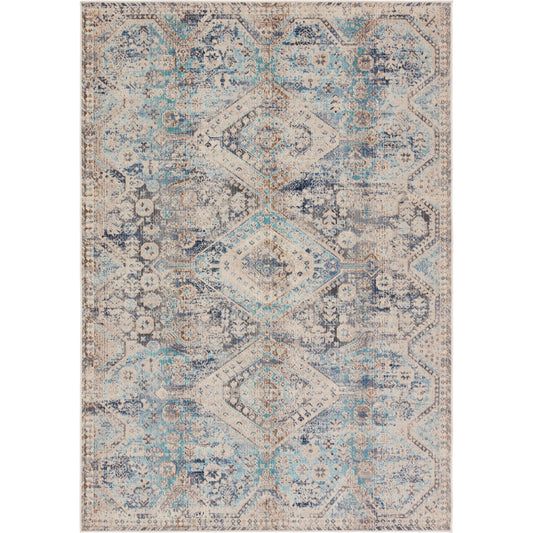 Bequest Marquess BEQ03 Rug by Vibe by Jaipur Living in blue, gray. Made from 100% polypropylene in a unique style.