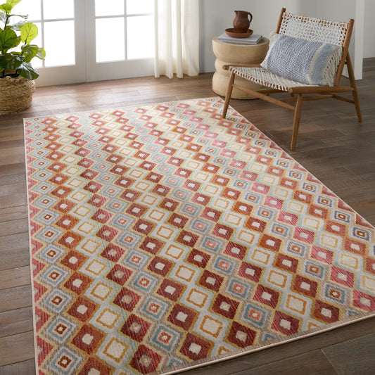 Bequest Manor BEQ04 Rug by Vibe by Jaipur Living in multicolor, blue. Made from 100% polypropylene in a unique style.