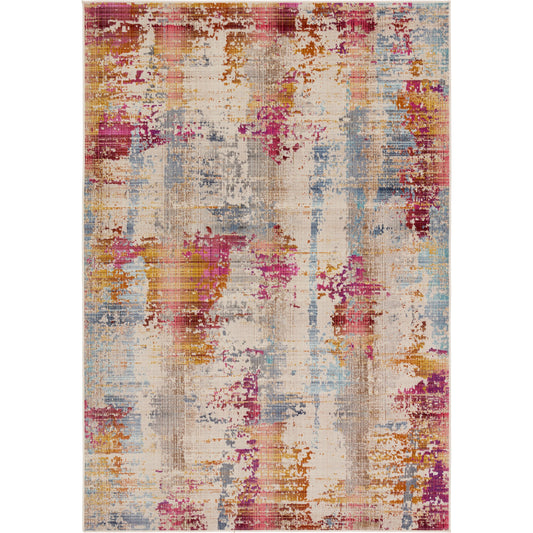 Bequest Vidame BEQ05 Rug by Vibe by Jaipur Living in multicolor, fuchsia. Made from 100% polypropylene in a unique style.