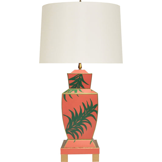 Bianca Table Lamp by Worlds Away. Made from metal, silk in a modern style.
