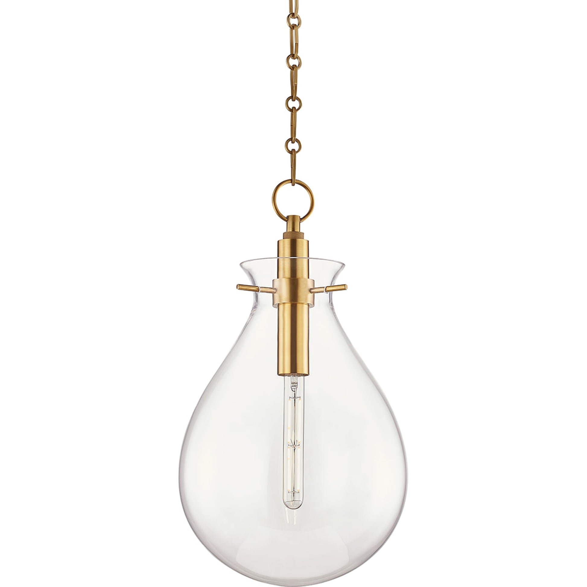 Ivy Pendant by Hudson Valley. Made from steel in a transitional style.