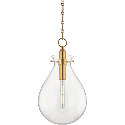 Ivy Pendant by Hudson Valley. Made from steel in a transitional style.