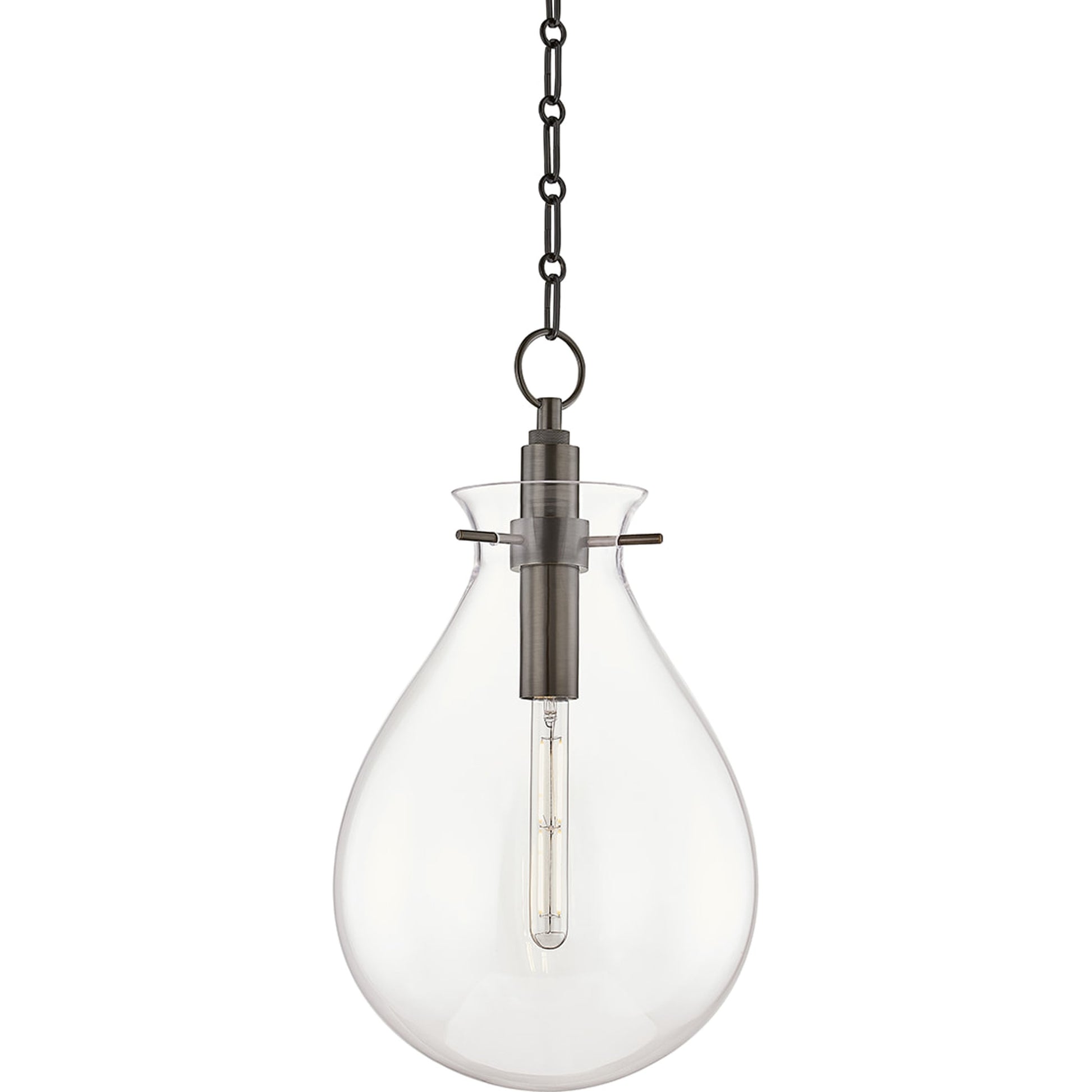 Ivy Pendant by Hudson Valley. Made from steel in a transitional style.