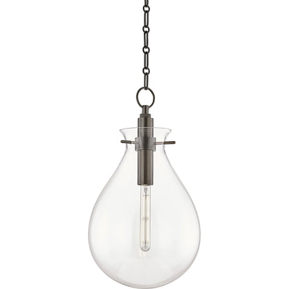 Ivy Pendant by Hudson Valley. Made from steel in a transitional style.