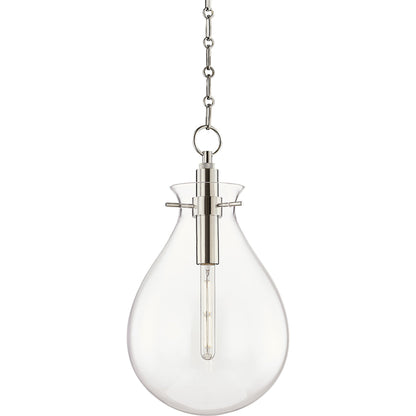 Ivy Pendant by Hudson Valley. Made from steel in a transitional style.