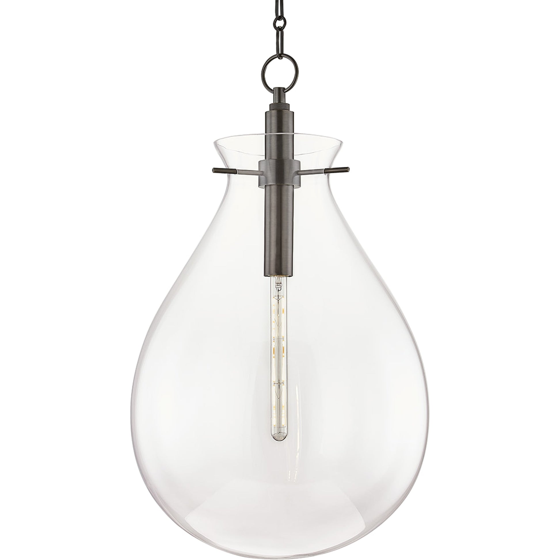 Ivy Pendant by Hudson Valley. Made from steel in a transitional style.