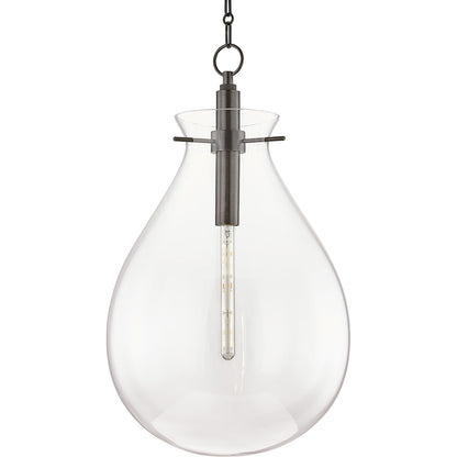 Ivy Pendant by Hudson Valley. Made from steel in a transitional style.