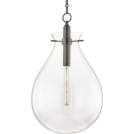 Ivy Pendant by Hudson Valley. Made from steel in a transitional style.