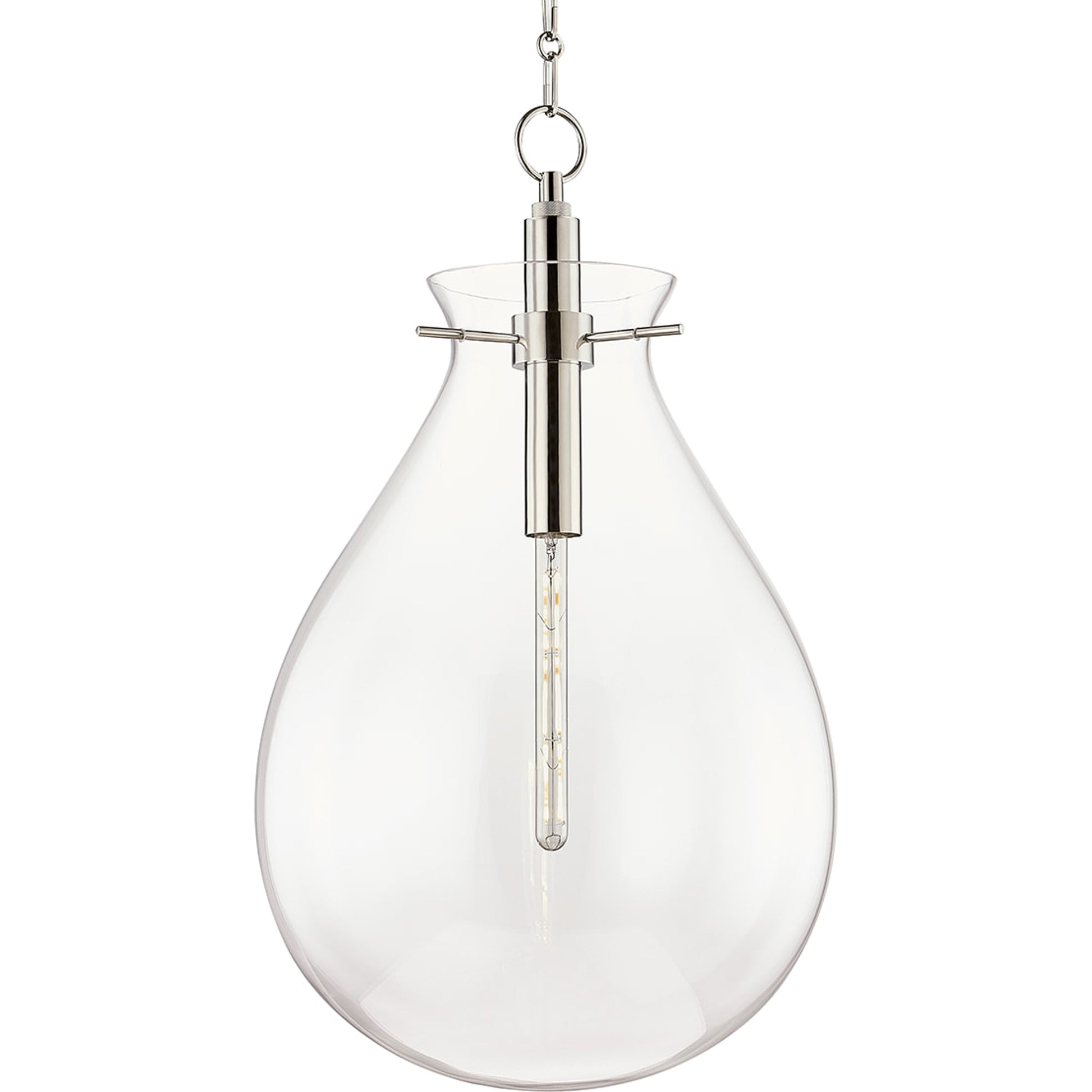 Ivy Pendant by Hudson Valley. Made from steel in a transitional style.
