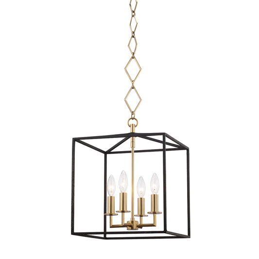 Richie Pendant by Hudson Valley. Made from steel in a transitional style.