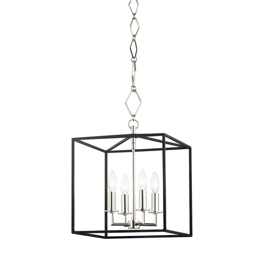 Richie Pendant by Hudson Valley. Made from steel in a transitional style.