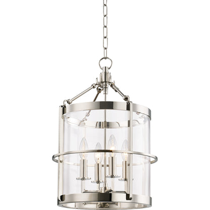 Ren Pendant by Hudson Valley. Made from steel in a modern style.