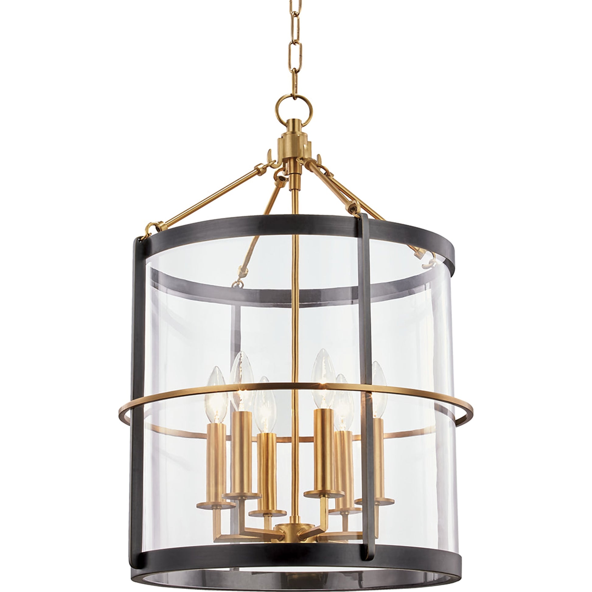 Ren Pendant by Hudson Valley. Made from steel in a modern style.