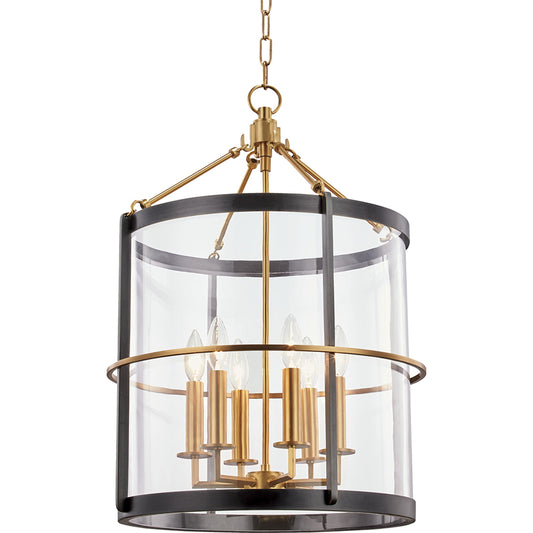 Ren Pendant by Hudson Valley. Made from steel in a modern style.