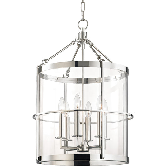 Ren Pendant by Hudson Valley. Made from steel in a modern style.