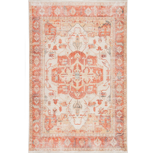 Boheme BOH01 Rug by Jaipur Living in orange, ivory. Made from unique in a unique style.