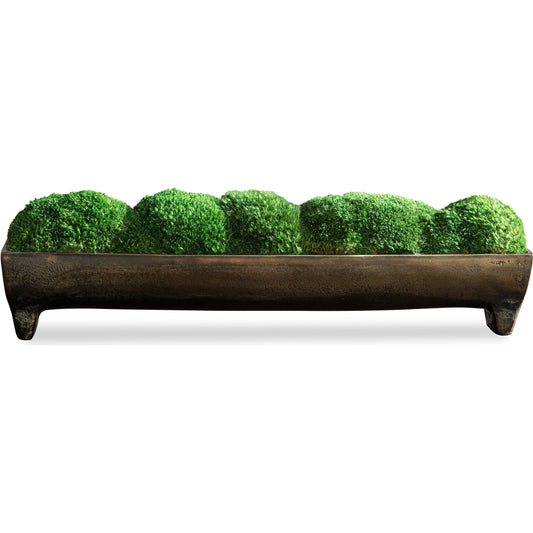 Canal Moss Centerpiece by Uttermost in bronze. Made from aluminum, foam in a cottage & farmhouse style.