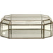 Octagonal Mirror Box by Worlds Away. Made from metal, glass in a transitional style.