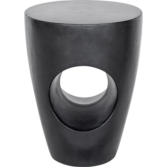 Aylard Outdoor Stool by Moe's Home Collection in water based acrylic. Made from fiber reinforced natural concrete in a modern style.
