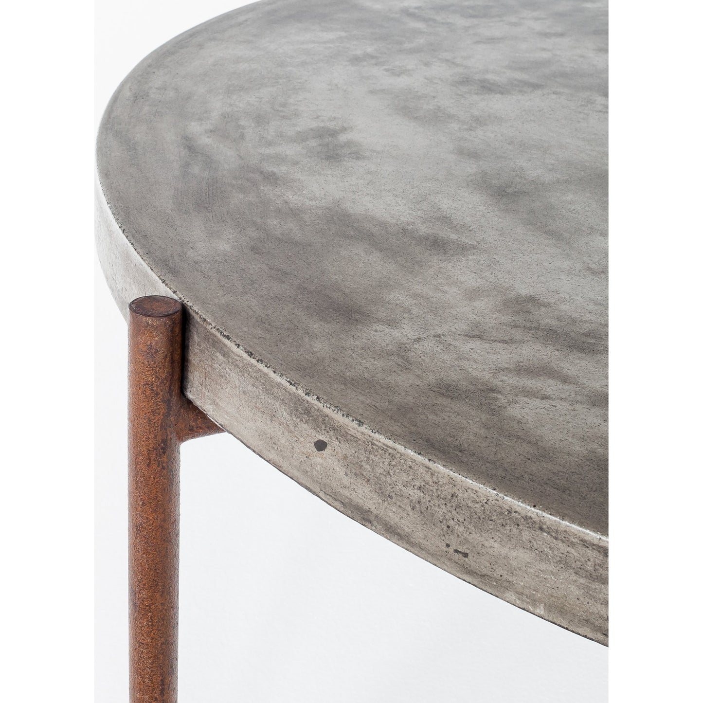 003 S-243600 | Additional Silo | Mendez Coffee Table by Moe's Home Collection in dark gray and water based acrylic. Made from cement, natural fibres, steel legs in a modern style.