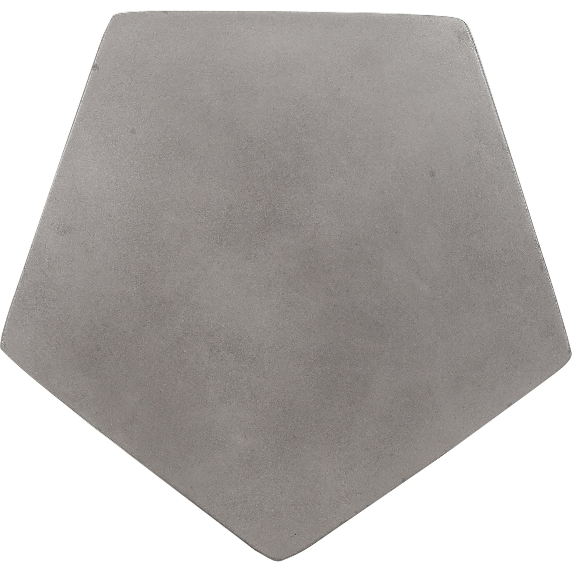 Gem Outdoor Stool by Moe's Home Collection in dark gray. Made from fiber reinforced natural concrete in a modern style.
