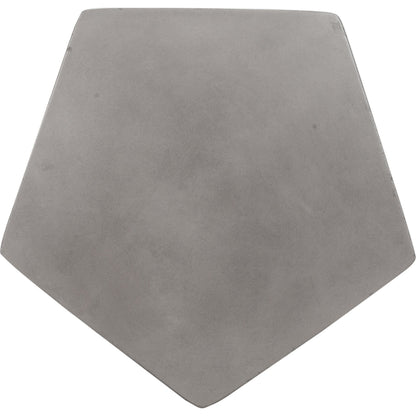 Gem Outdoor Stool by Moe's Home Collection in dark gray. Made from fiber reinforced natural concrete in a modern style.