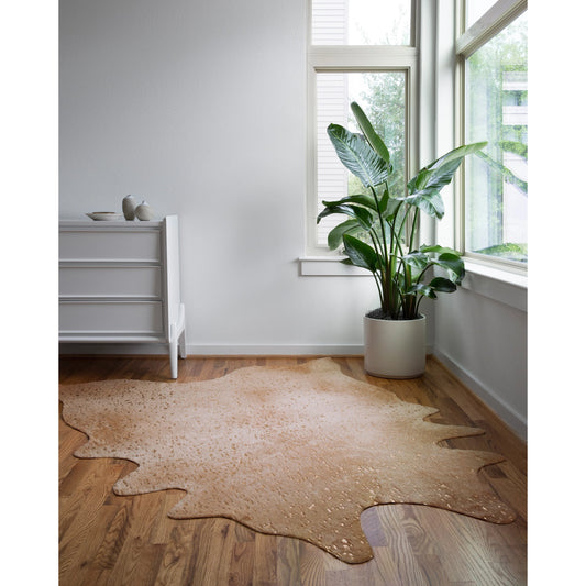 Bryce BZ-05 Rug by Loloi II in tan, gold. Made from 100% acrylic in a rustic style.