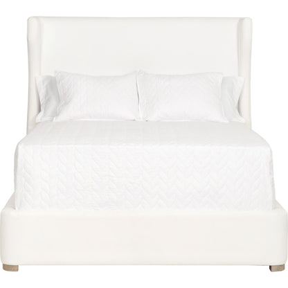 Balboa Upholstered Bed by Essentials For Living in livesmart peyton-pearl, natural gray. Made from wood, fabric in a modern style.