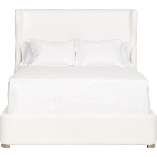 Balboa Upholstered Bed by Essentials For Living in livesmart peyton-pearl, natural gray. Made from wood, fabric in a modern style.