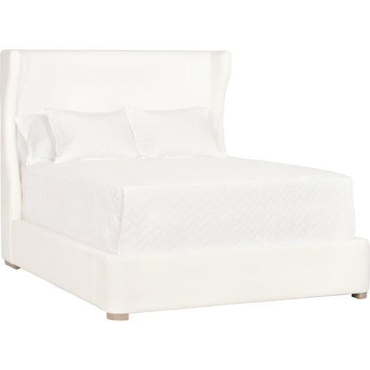 Balboa Upholstered Bed by Essentials For Living in livesmart peyton-pearl, natural gray. Made from wood, fabric in a modern style.