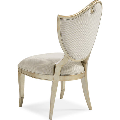 Side Chair (Set of 2) by Caracole in champagne mist and champagne mist. Made from asian hardwood in a transitional style.