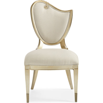 Side Chair (Set of 2) by Caracole in champagne mist and champagne mist. Made from asian hardwood in a transitional style.