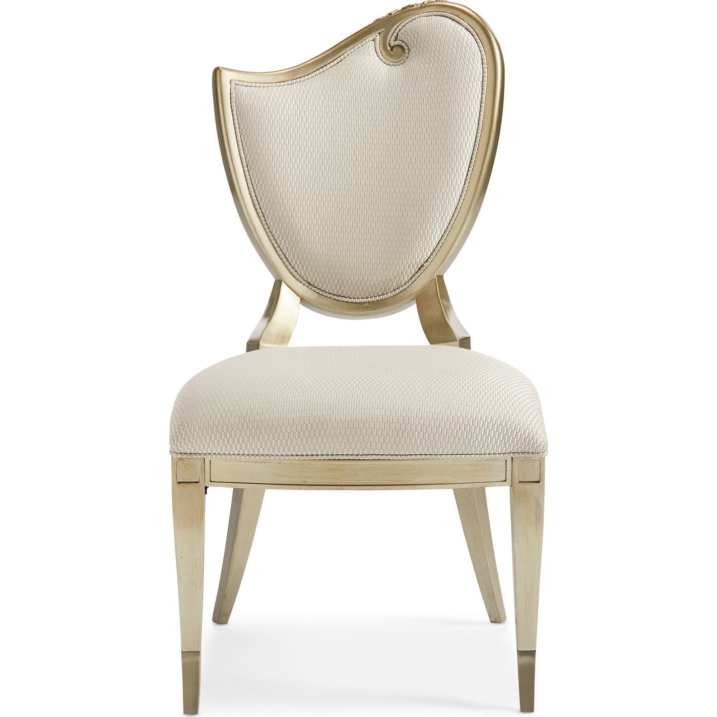 006 SR-837334 | Additional Silo | Side Chair (Set of 2) by Caracole in champagne mist and champagne mist. Made from asian hardwood in a transitional style.