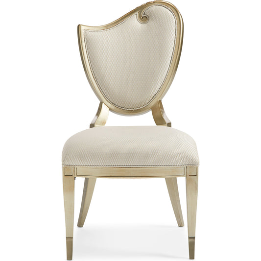 Side Chair (Set of 2) by Caracole in champagne mist and champagne mist. Made from asian hardwood in a transitional style.