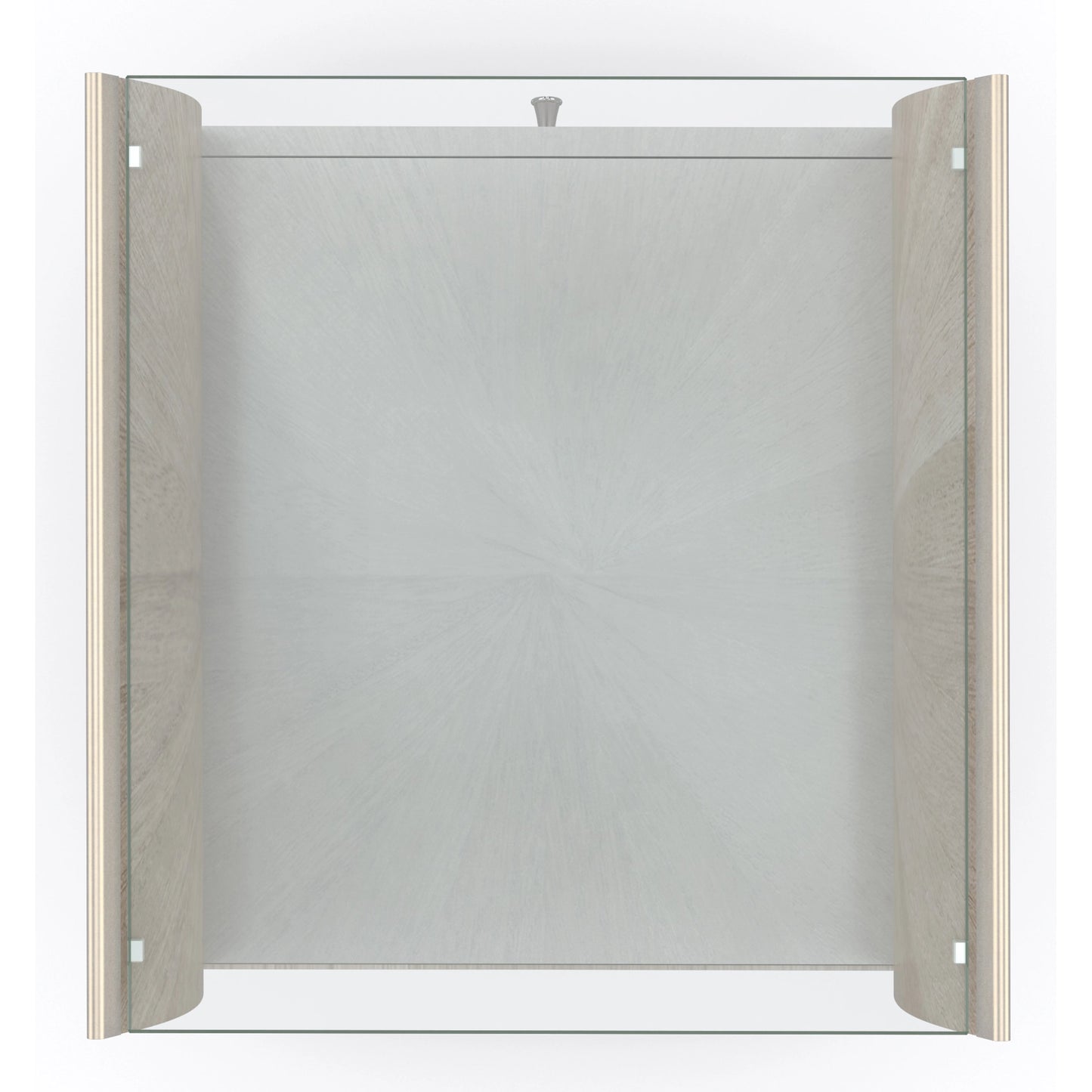 003 SI-1955593 | Additional Silo | Lillian Rectangle End Table by Caracole in natural and stone manor, ivory wash, soft radiance. Made from birch, koto, figured sycamore in a unique style.