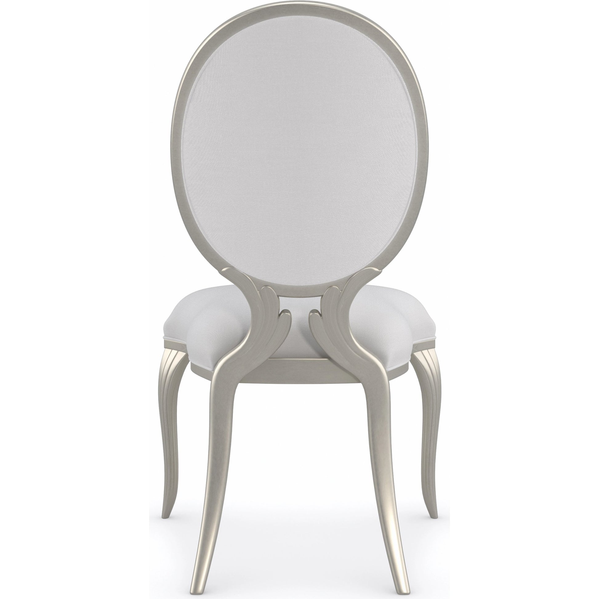 Lillian Side Chair by Caracole in natural and soft radiance. Made from birch in a modern style.