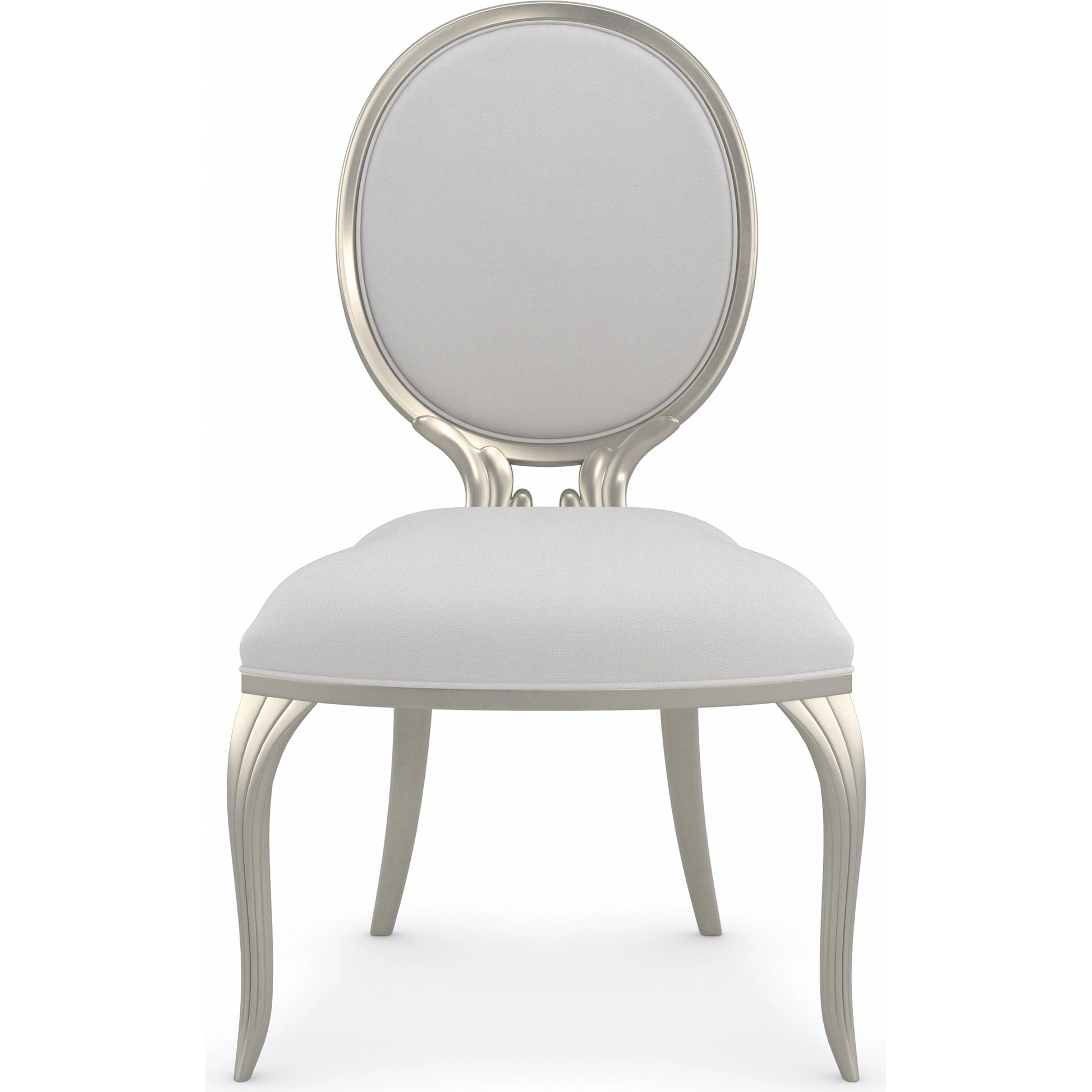 Lillian Side Chair by Caracole in natural and soft radiance. Made from birch in a modern style.