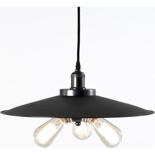 Adeline Hanging Light by Zentique in antique black and metal. Made from metal in a modern style.