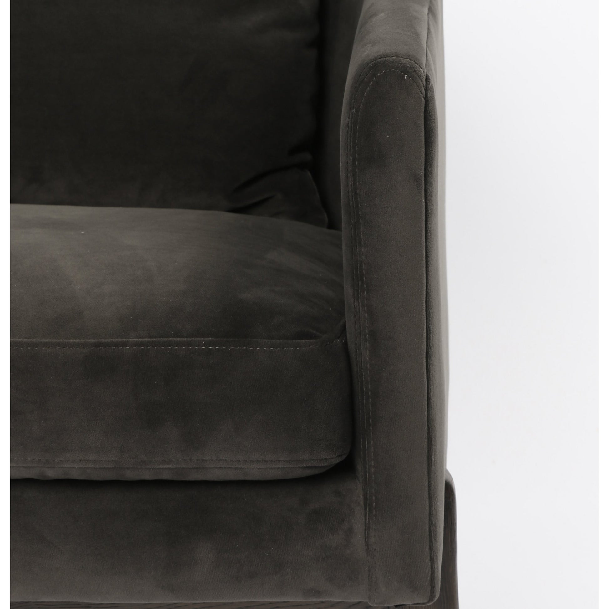 Copeland Chair by Four Hands in orly natural and black oak. Made from 100% polyester, solid oak in a transitional style.