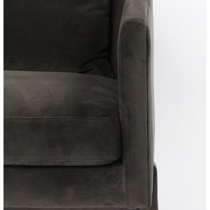 Copeland Chair by Four Hands in orly natural and black oak. Made from 100% polyester, solid oak in a transitional style.