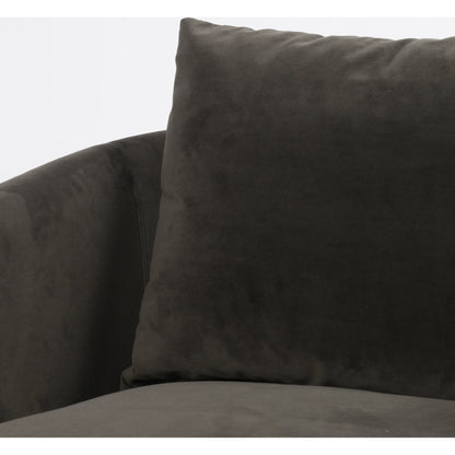 Copeland Chair by Four Hands in orly natural and black oak. Made from 100% polyester, solid oak in a transitional style.