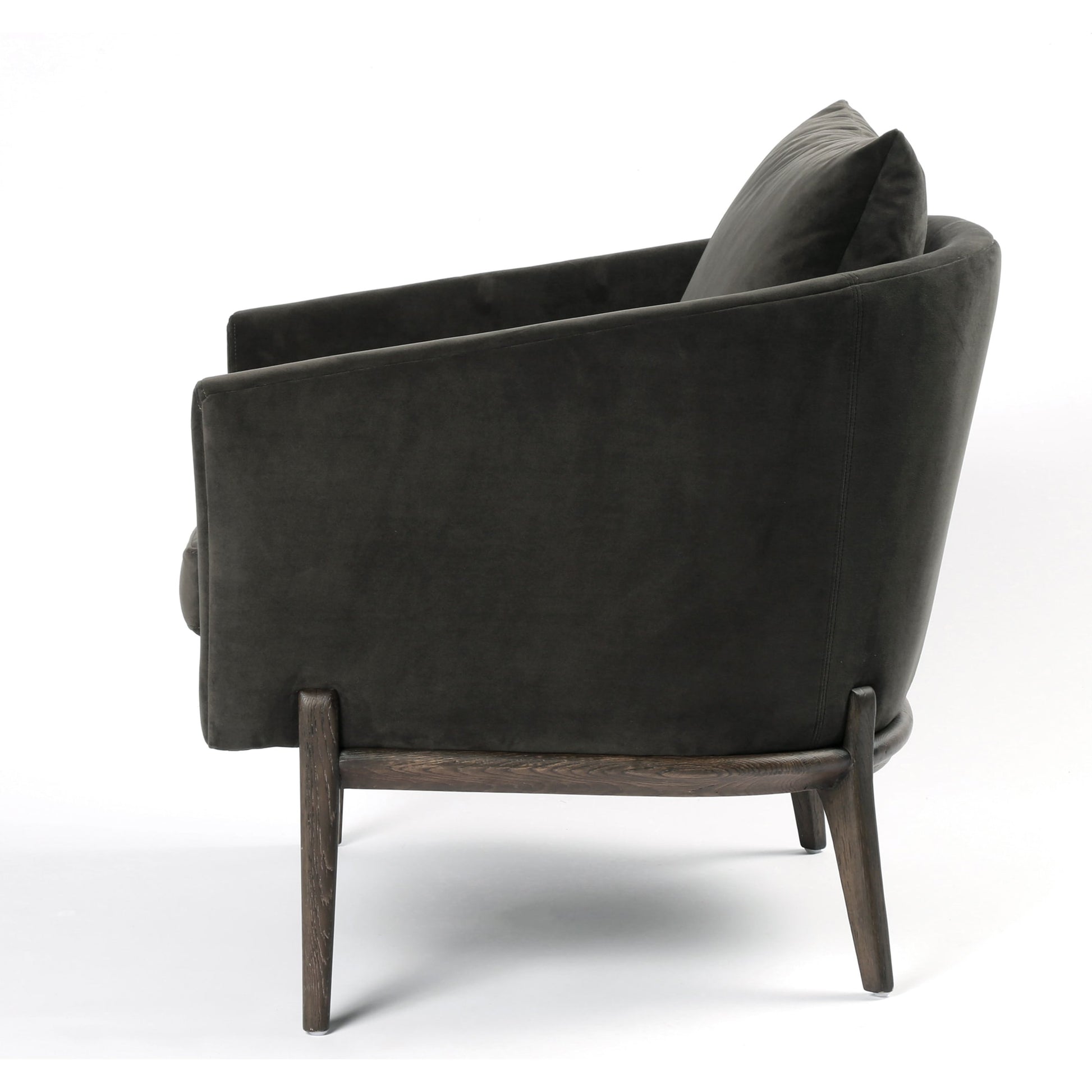 Copeland Chair by Four Hands in orly natural and black oak. Made from 100% polyester, solid oak in a transitional style.