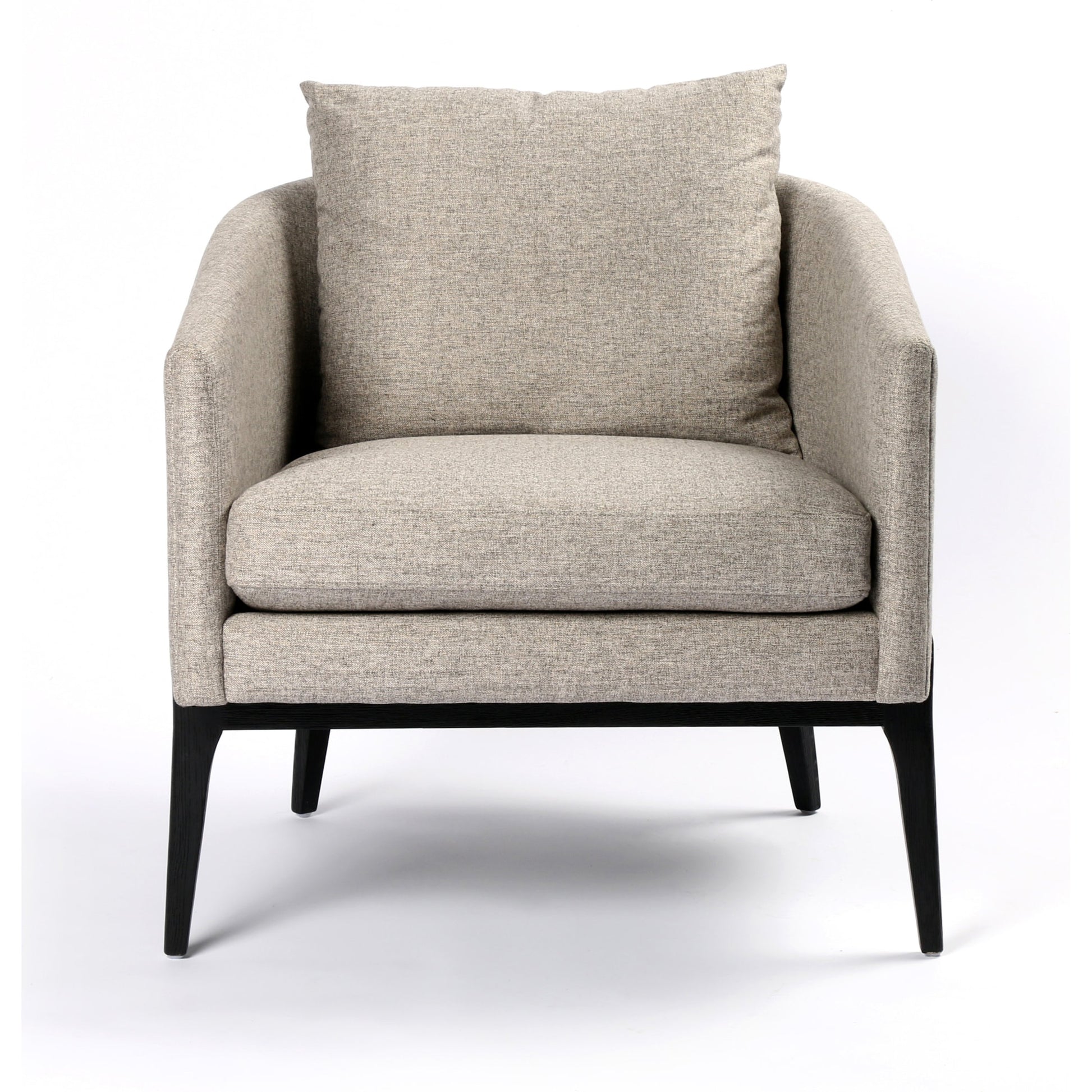 Copeland Chair by Four Hands in orly natural and black oak. Made from 100% polyester, solid oak in a transitional style.