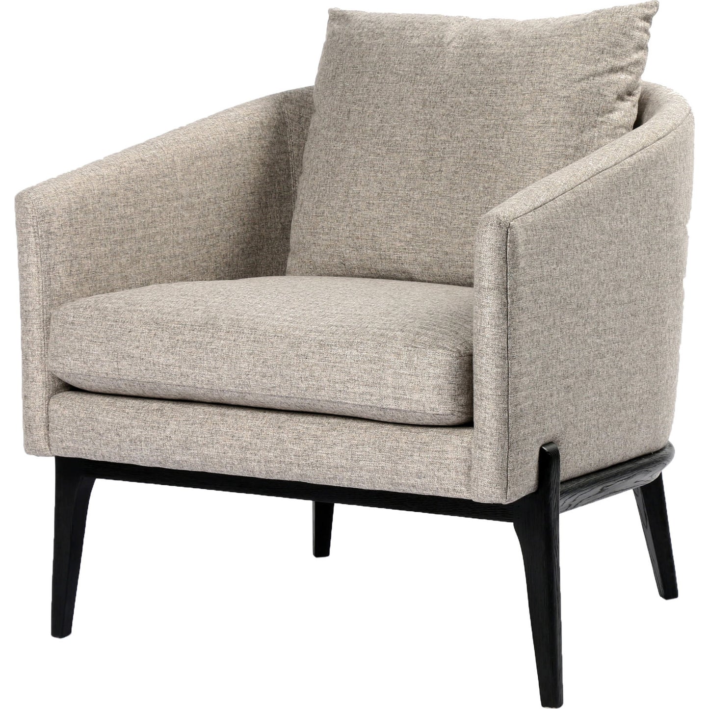 002 S-338890 | Additional Silo | Copeland Chair by Four Hands in orly natural and black oak. Made from 100% polyester, solid oak in a transitional style.