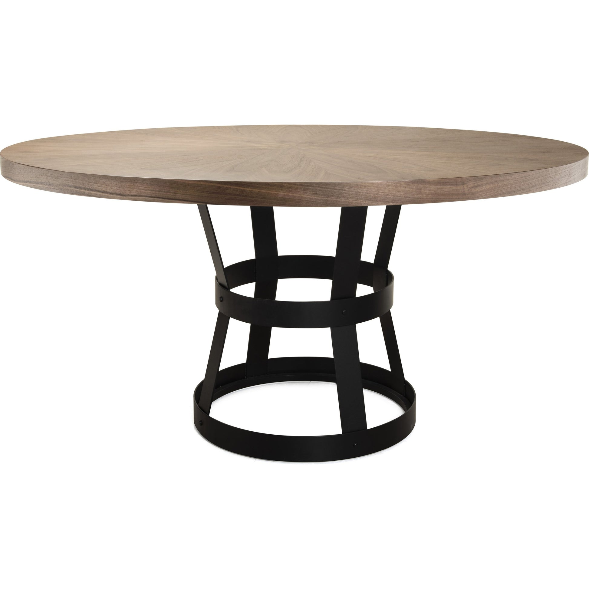 Cannon Dining Table Base by Worlds Away in antique brass, clear. Made from metal, glass in a modern style.