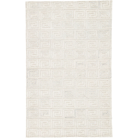 Capital CAP03 Rug by Jaipur Living in ivory. Made from 60% viscose, 40% wool in a unique style.
