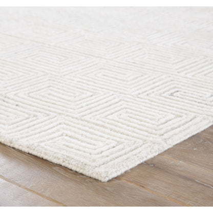 Capital CAP03 Rug by Jaipur Living in ivory. Made from 60% viscose, 40% wool in a unique style.
